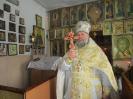 Наш настоятель с иконой «Мати Молебница» посетил храм Рождества Иоанна Предтечи пгт. Чаплинка. Февраль 2012.