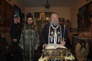 Чтение Великого покаянного канона в Свято-Дмитриевском храме