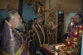 Освящение придела в честь великомученика Димитрия Солунского в храме иконы Божией Матери "Спорительница хлебов"