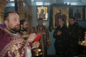 Освящение придела в честь великомученика Димитрия Солунского в храме иконы Божией Матери "Спорительница хлебов"