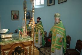 Божественная литургия в день тезоименитства Блаженнейшего Митрополита Киевского и всея Украины Онуфрия