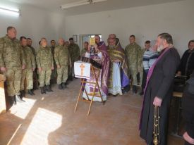 Божественная литургия для военнослужащих