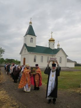 Божественная литургия в с. Надеждовка