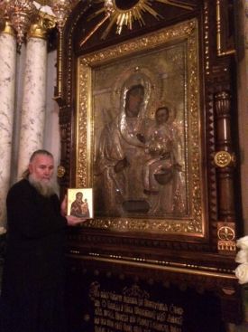 Освящение иконы Божией Матери «Минская»