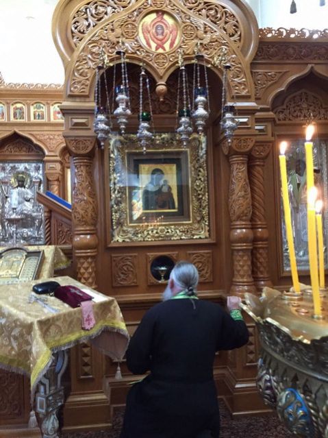 Молебен перед чудотворной иконой Божией Матери «Коневская»