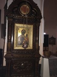 Освящение икон в Пюхтицком монастыре