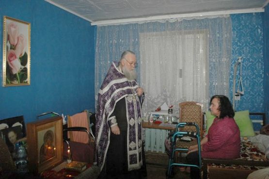 Исповедь и причастие в селах Ильинка и Камыш