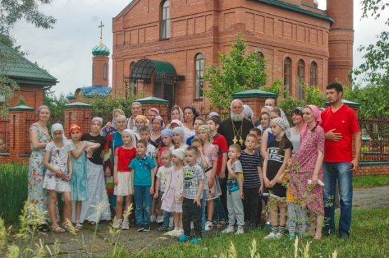 Учащиеся воскресной школы в Аскании-Нова