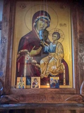 Освящение икон Божией Матери на Святой Горе Афон для нашего храма