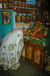 Божественная литургия в день обретения чудотворной иконы Божией Матери «Мати Молебница»
