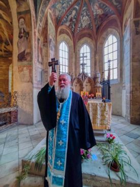 Освящение икон в Чехии для нашего храма