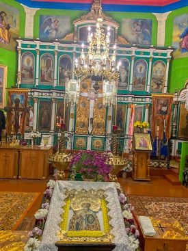 Освящение икон для нашего храма в Белоруссии