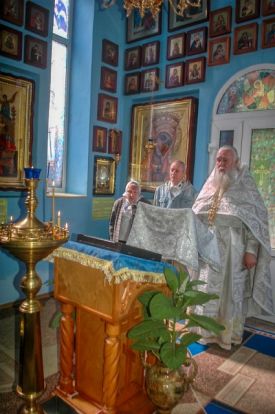 Божественная литургия в с. Хлебодаровка