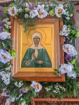 Престольный праздник святой блаженной Матроны