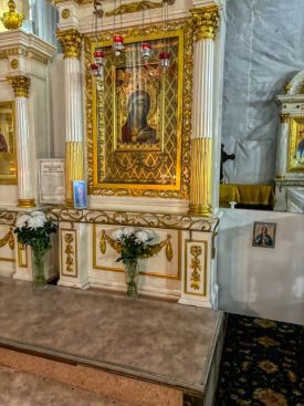 Освящение иконы Божией Матери «Защитница сирых и обездоленных»