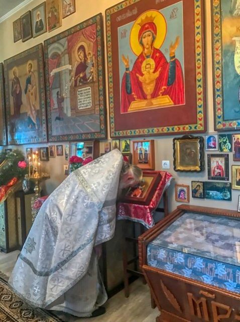 Божественная Литургия в день чествования иконы Божией Матери "Старорусская"