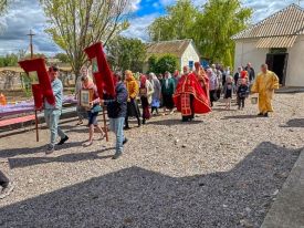 Божественная литургия в с. Надеждовка