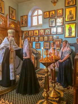 Благословение выпускников общеобразовательной школы с. Хлебодаровка