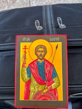 Освящение икон на Святой Горе Афон для нашего храма