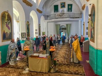 Храмовый праздник в с. Преображенка