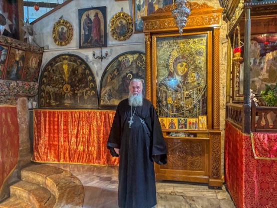 Освящение икон на Святой Земле для нашего храма