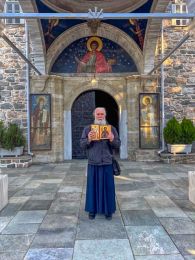 Фото к новости «Наш настоятель на Святой Горе Афон»