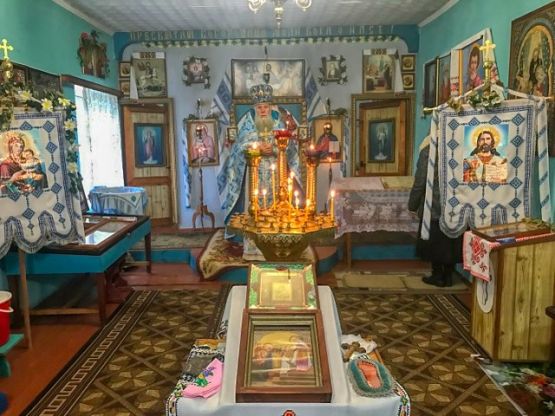 Божественная литургия в с. Хлебодаровка