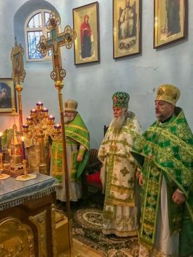 Божественная литургия в день памяти преподобного Стилиана Пафлагонского