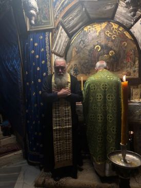 Освящение икон на Святой Земле для нашего храма