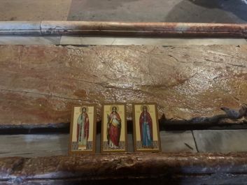 Освящение икон на Святой Земле для нашего храма