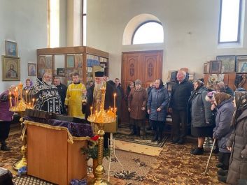 Литургия Преждеосвященных Даров в храме Рождества Иоанна Предтечи