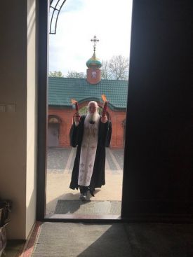 Благодатный огонь в Аскании-Нова!