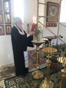 Благодатный огонь в Аскании-Нова!