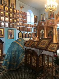 Божественная литургия в с. Хлебодаровка
