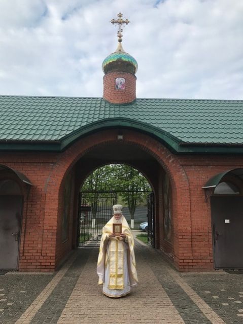 Встреча иконы святителя Феоктиста Новгородского