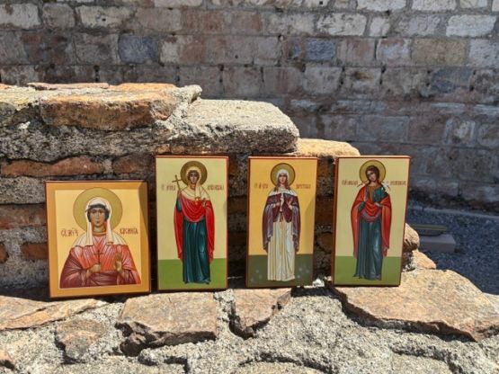 Освящение икон для нашего храма