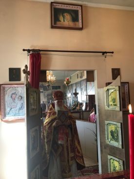 Божественная Литургия в день памяти святых священномученика Станислава Насадила и мучениц Валерии, Кириакии и Марии Палестинских