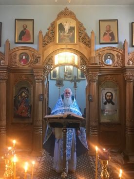 Божественная литургия в день обретения чудотворной иконы Божией Матери «Мати Молебница»