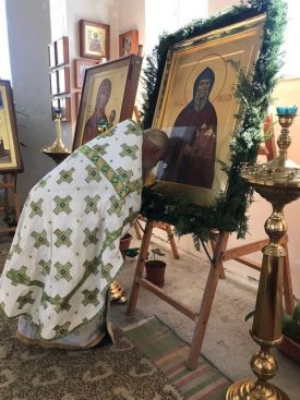 Престольный праздник в день памяти святого преподобного и благоверного князя Олега Брянского