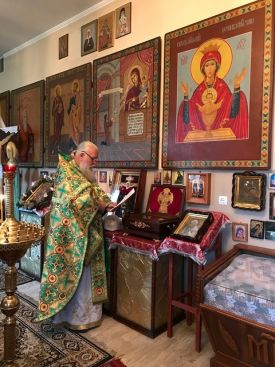 Божественная Литургия в день преставления святого преподобного Варсонофия Херсонского