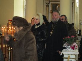 12 февраля прихожане Свято-Димитриевского храма принимали паломников.