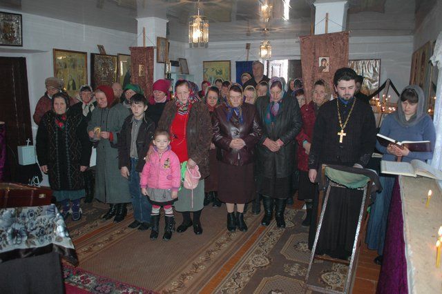 Литургия Преждеосвященных Даров в с. Балтазаровка