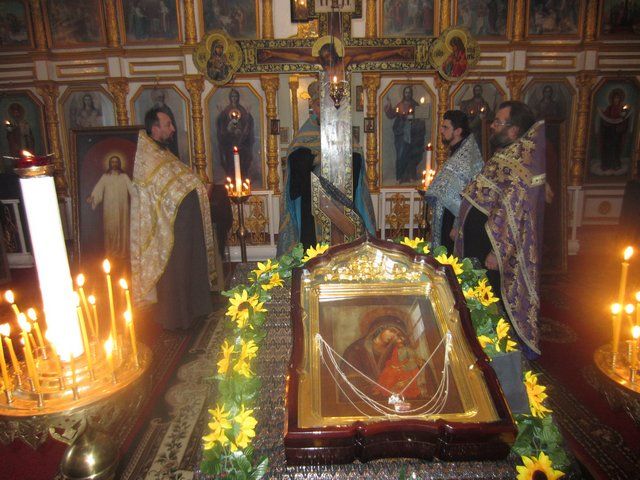 Посещение с местночтимой иконой «Мати Молебница» Свято-Покровского храма пгт Чаплинка