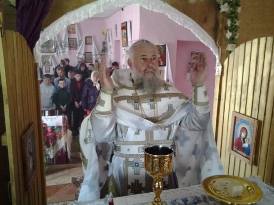 Божественная литургия в с.Кучерявовладимировка