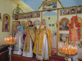 Божественная литургия в с. Магдалиновка