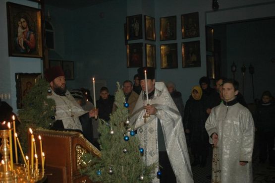 Божественная литургия в Рождественскую ночь