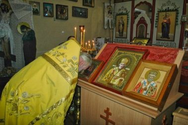 Божественная литургия в Свято-Георгиевском храме