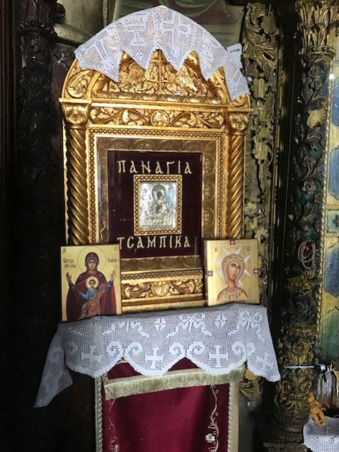 Освящение икон для нашего храма на острове Родос