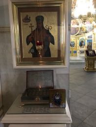 Освящение иконы “Явление Божией Матери в Архангельске”