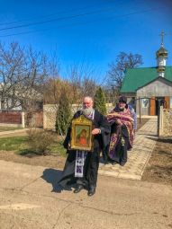 Божественная литургия в с. Скадовка